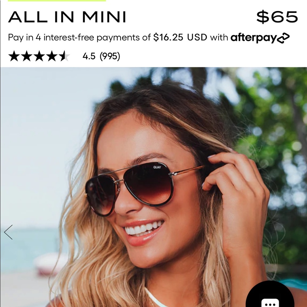 NEW All In Mini Quay Sunglasses